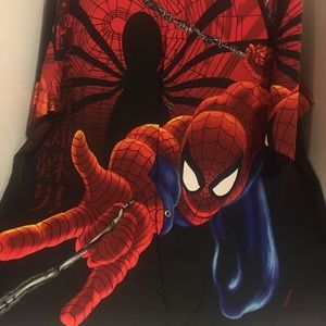 - SpiderMan Button Down Shirt